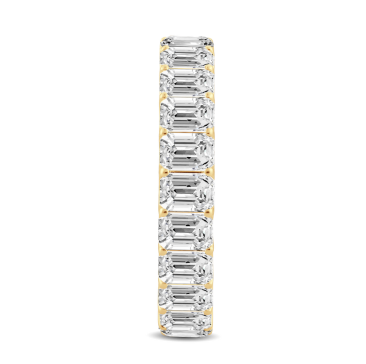 Emerald Cut Diamond Eternity Ring
