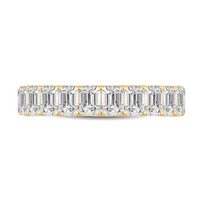 Emerald Cut Diamond Eternity Ring