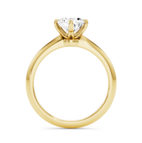 Solitaire Pear Shaped Lab Grown Diamond
