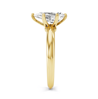Solitaire Pear Shaped Lab Grown Diamond