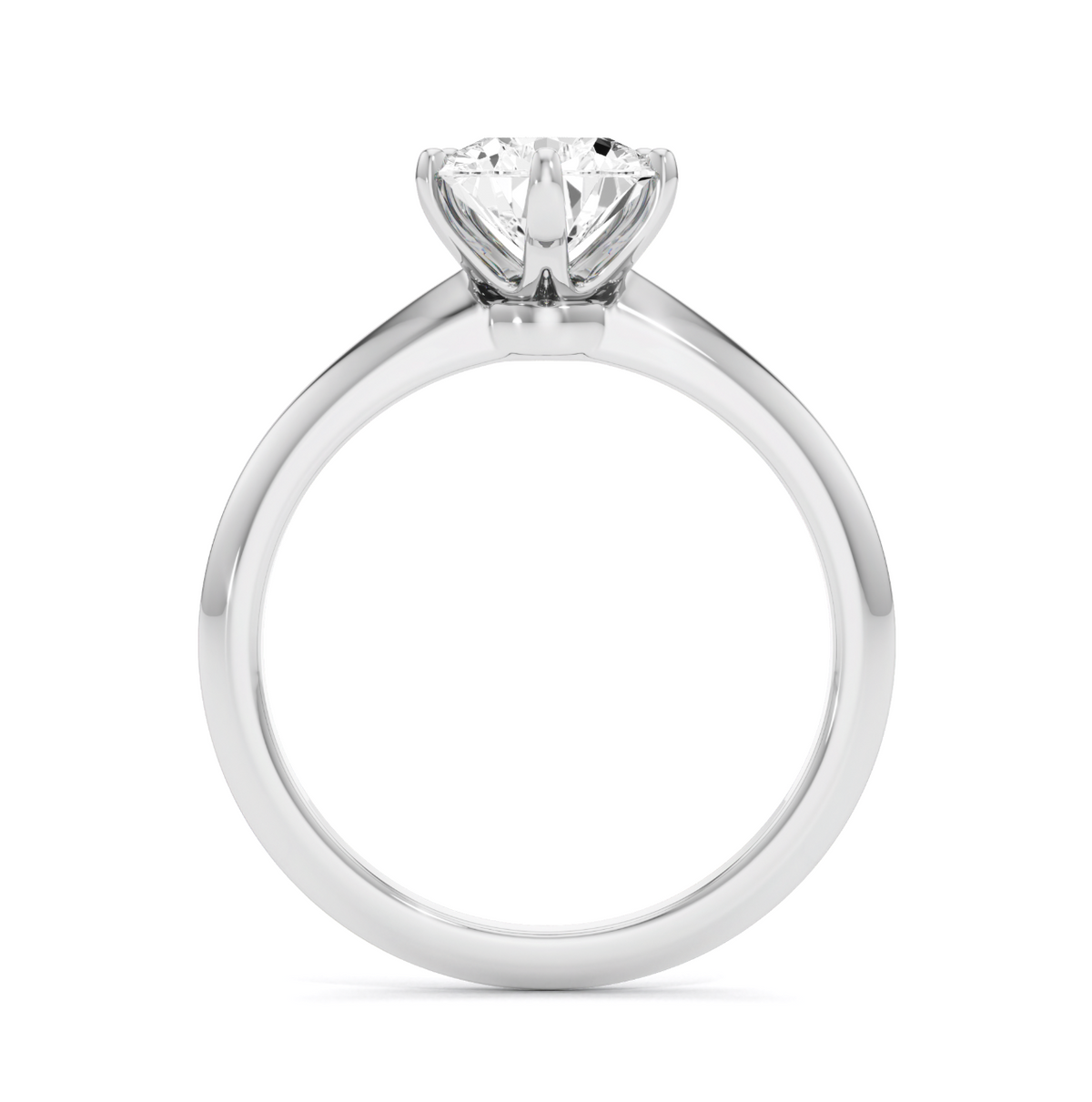 Solitaire Pear Shaped Lab Grown Diamond