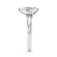 Solitaire Pear Shaped Lab Grown Diamond