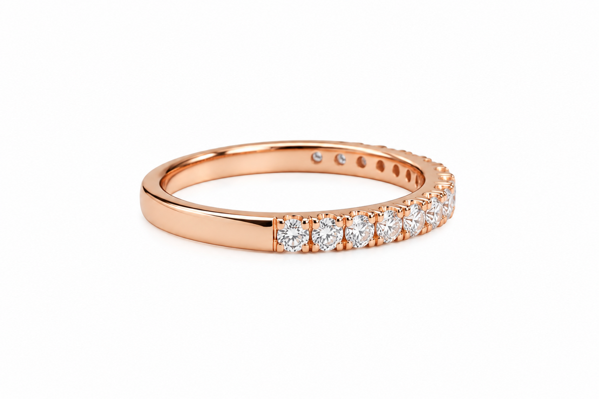 Diamond Dainty Wedding Band in 18ct Gold