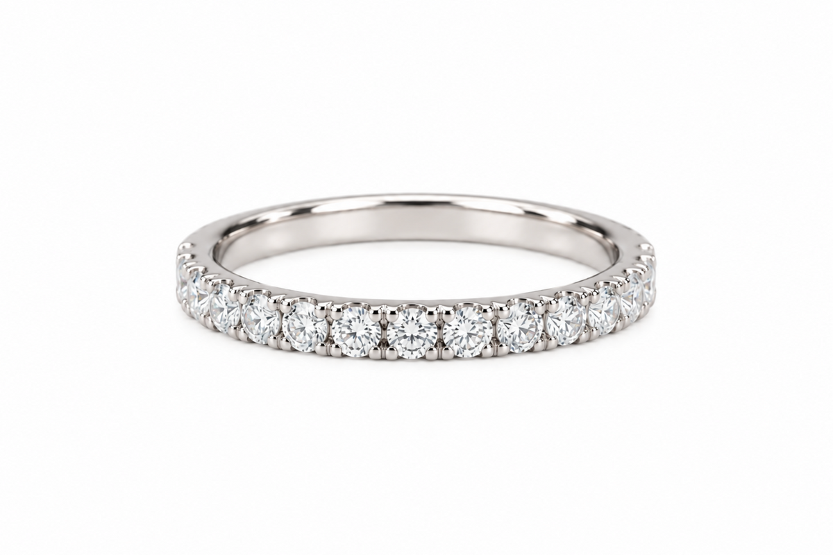 Diamond Dainty Wedding Band in 18ct Gold