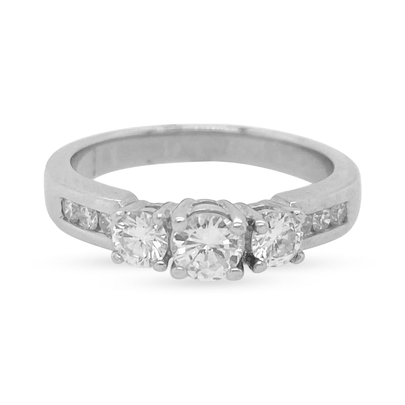 Trilogy Diamond Engagement Ring