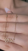 'LOVE' Diamond Necklace