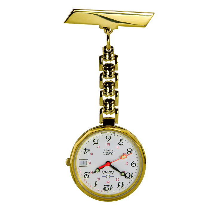 Adina gold plated nurse watch NK36 GIFF