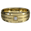 Diamond Pattern Wedding Band