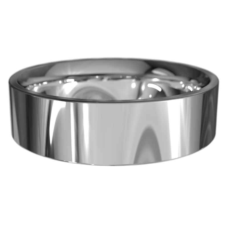 Plain Flat Round Band