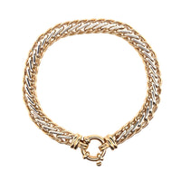 'Fancy Fish Bone' Chain Bracelet