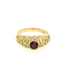 Ruby Yellow Gold Filigree Ring